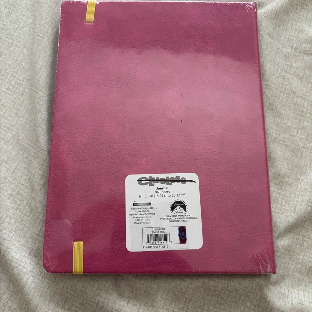 Target Exclusive Clueless 30th Anniversary Ugh As If Pink and Gold Journal NEW